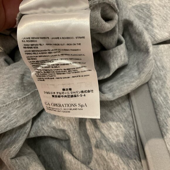 A|X Armani Exchange Men's Short Sleeve Gray Logo Polo Shirt Size Medium golf - Picture 6 of 16